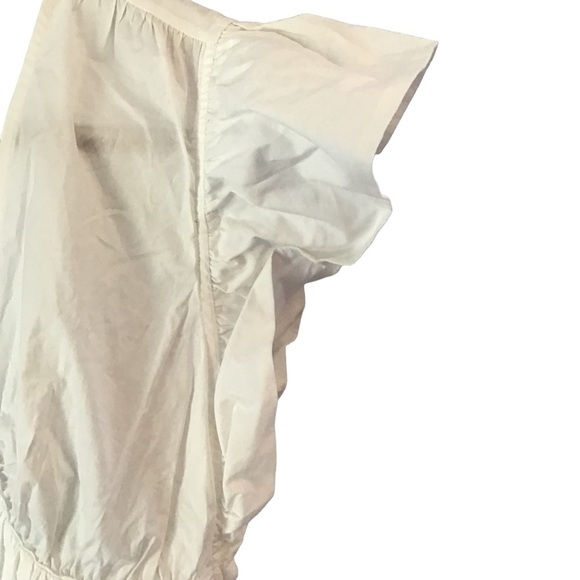 20. NWOT 10 Crosby Derek Lam GRETA RUFFLE SLEEVE DRESS - Picture 4 of 9